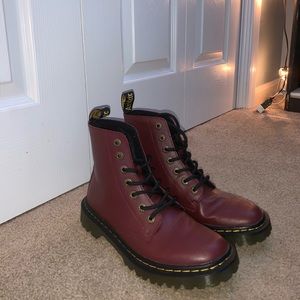 Burgundy Dr. Martens